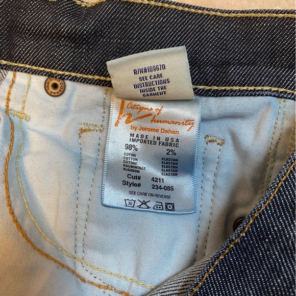 Citizens of Humanity by Jerome Dayan Crochet “h” #234 Stretch Size 28 - Picture 6 of 12